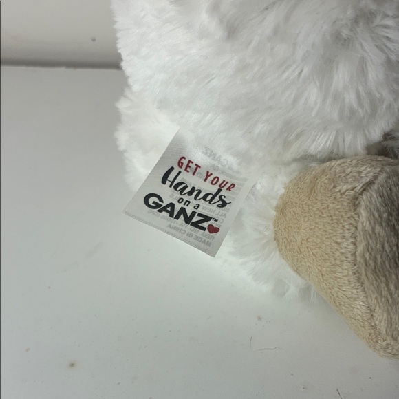 GANZ White and Pink Praying Plush Lamb - Picture 5 of 10